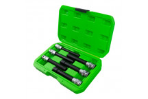 6Pcs 1/2 Drive Torx E-Type Socket Set Extra Long E10