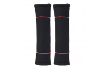 Seatbelt pads 'Classic' black/red