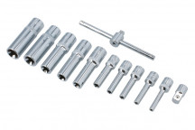 LASER Deep E-Socket Set 1/4 & 3/8"D 12pc"