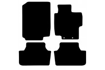 Rubber Mat Set HONDA ACCORD 04>08 MANUAL  (4 PIECE +