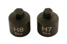 LASER Hex Bit Set 3/8D 2pc"