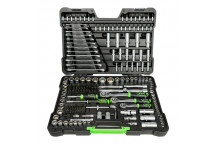 216 Pieces 12-Point Socket And Ratchet Spanner Set - Zinc Fi