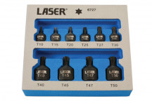 LASER Low Profile Star Bit Set 10pc