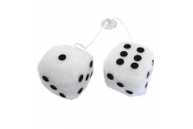 Fuzzy Dice White