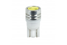 12V 5W T10 Wedge Bulbs 501 LED Bulbs HYPER-LED 1smd WHITE (2