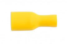 CONNECT 6.3mm Yellow Fully Insulated Female Push On Terminal