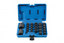 LASER Socket & Bit Set 3/4D & 1"D 24pc"