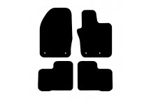 Carpet Mat Set FIAT 500x 2015-  (4 PIECE + 4 CLIP)