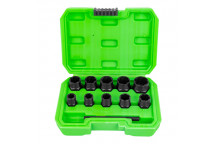 Set Of 11 3/8 Twist Sockets For Removal Of Security Screw/N"