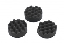 CONNECT Finishing Corrugated Velcro Black Pad 3pc