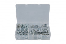 CONNECT Assorted R Clips 75pc