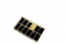 CONNECT Assorted Popular Drive ( Push-Pin ) Rivets 350pc
