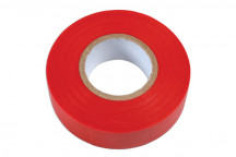 CONNECT Red PVC Insulation Tape 19mm x 20m Pk 1