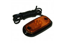 Perei 12/24V Amber LED Side Marker Lamp DP