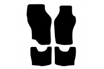 Rubber Mat Set TOYOTA Hi-Ace 1983>2008