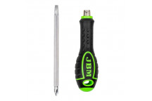 REVERSIBLE DOUBLE END SCREWDRIVER 6X100MM.