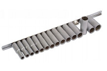 LASER Deep Socket Set - Bi-Hex - 15pc