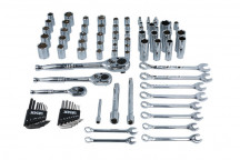 LASER BF Socket and Wrench Set - AF/Metric 89pc