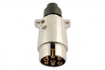 CONNECT 7 Pin Metal Plug 12 Volt 12N Pk 5