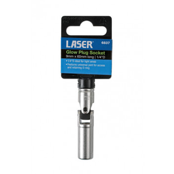 LASER Glow Plug Socket 9mm 1/4D"