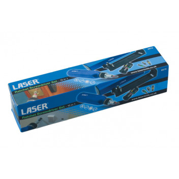 LASER Ratchet Screwdriver Set 10-in-1