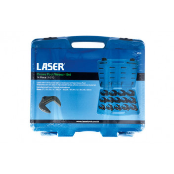 LASER Crows Foot Wrench Set 14pc