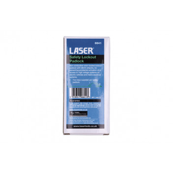 LASER Nylon Bodied Safety Lockout Padlock