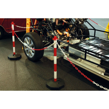 LASER Safety Barrier 4 Posts & Chain