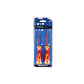 LASER VDE Insulated Screwdriver Set 2pc