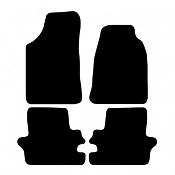 Carpet Mat Set FORD RANGER 96>06  (4 PIECE + 1 CLIP)
