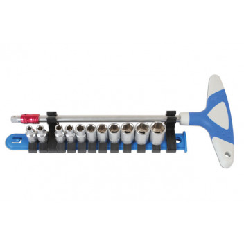 LASER T-Handle Socket Set 1/4D 12 pc"