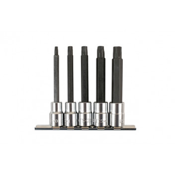 LASER Mortorq Socket Bits 100mm 3/8D 5pc"