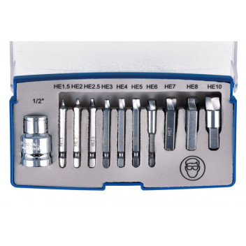 LASER Damaged Cap Head Bolt/Screw Extractor Set 11pc