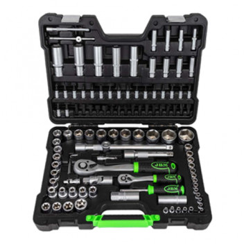 108 PC Tool Case with Hexagonal Sockets Galvanized