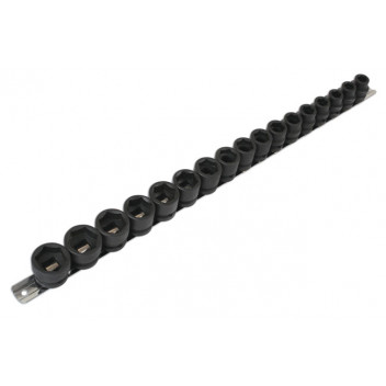 LASER Impact Socket Set - Low profile 1/2D 17pc"