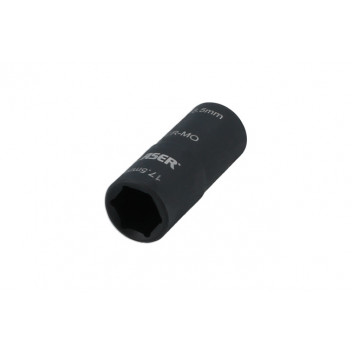 LASER Double Ended Damaged Wheel Nut Socket 16.5x17.5mm