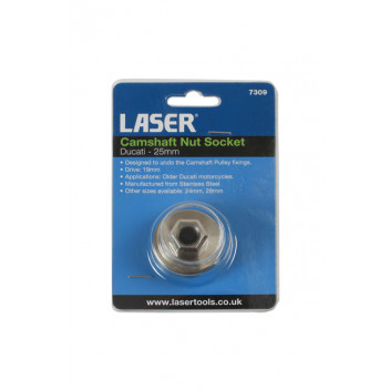 LASER Camshaft Nut Socket 25mm - for Ducati