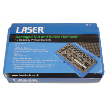 LASER Damaged Nut and Screw Remover