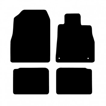 Carpet Mat Set NISSAN Micra 2017- 2 CLIPS