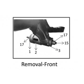 LASER Differential Bush Removal & Installation Tool Kit - fo