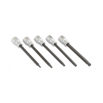 LASER Ball End Hex Bits 120mm 3/8D"