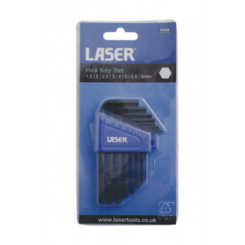 LASER Hex Key Set 8pc