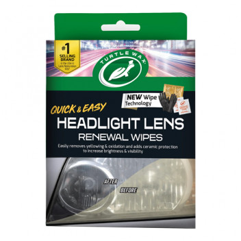 Headlight Lens Renewal Wipes Turtle Wax