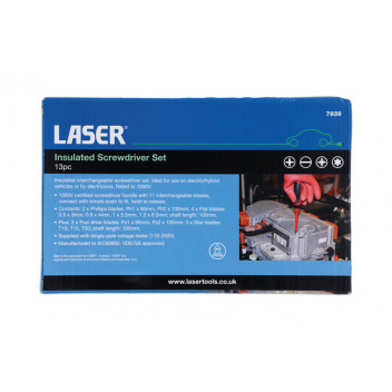 LASER Insulated Screwdriver Set 13pc