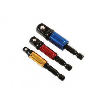 LASER Socket Adaptor Set - Rotating Sleeve 3pc