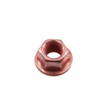 CONNECT Copper Flashed Nut Flanged & Self Locking M8 x 1.25