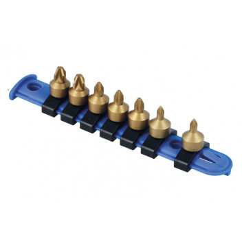 LASER Low Profile Pozi Drive Socket Bit Set 1/4D 7pc"