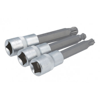 LASER Ball End Socket Bit Set 1/2D 20pc"