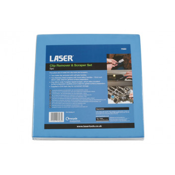 LASER Clip Remover & Tungsten Tipped Scraper Set 5pc