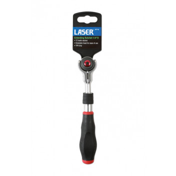 LASER Extending Ratchet 1/4D"